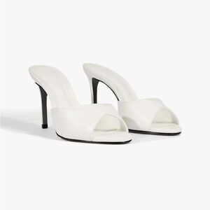 Schutz Cloe Sandal White/Ivory Heels Mules